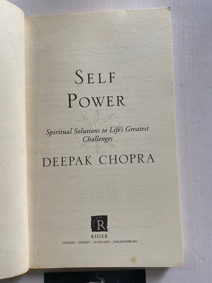 Self Power by Deepak Chopra