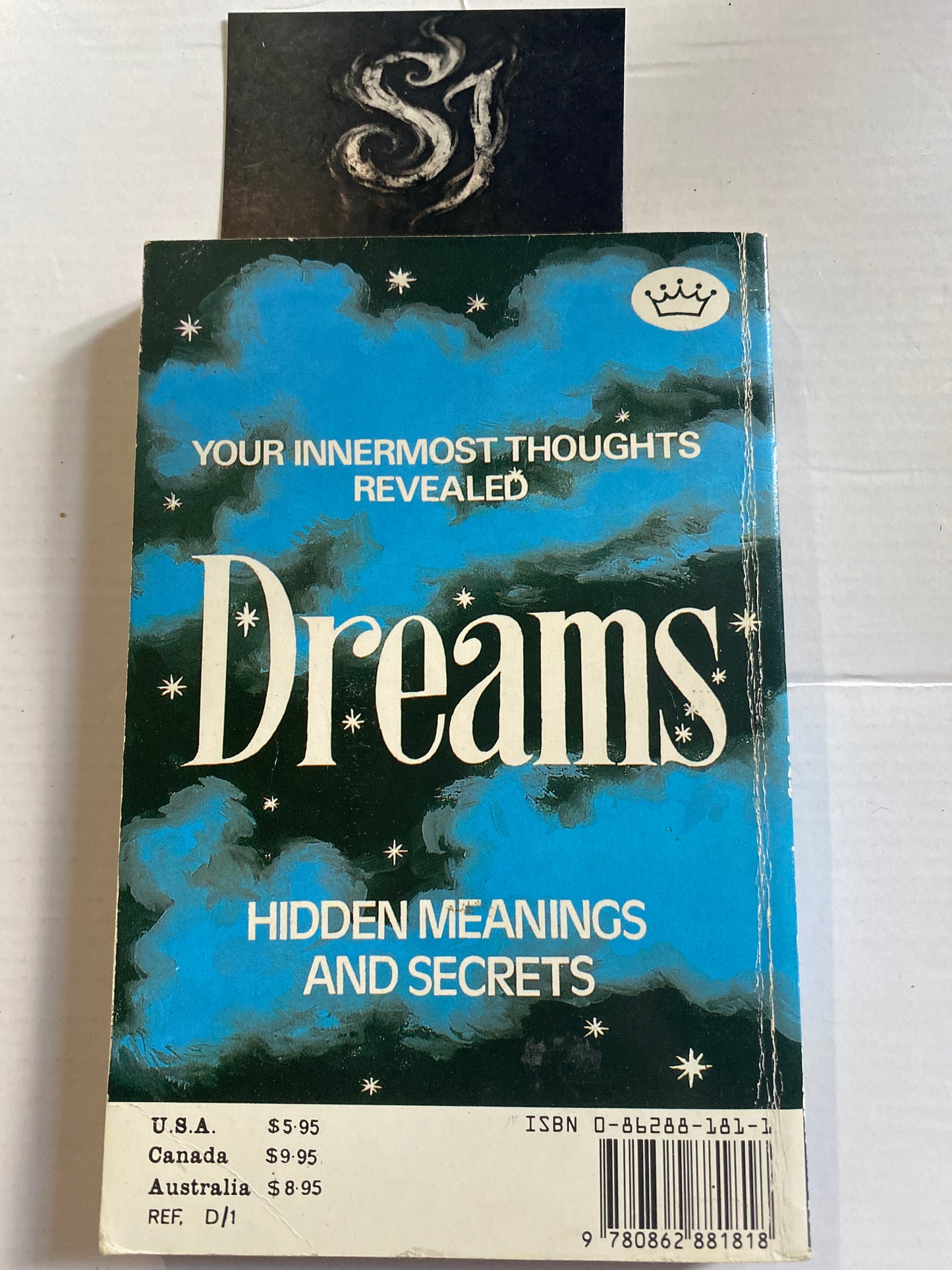 Dreams: Hidden Meanings and Secrets by E. Kroiz Vintage 1987 Printed in Great Britain