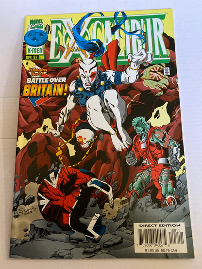 Excalibur Comic – Marvel X-Men Battle over Britain, April 1997 | Vintage