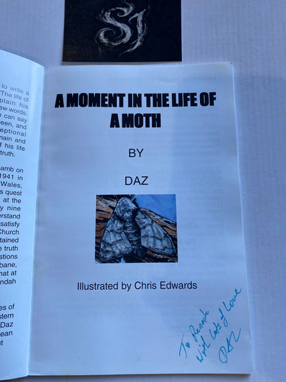 Vintage 1998 A Moment In The Life Of A Moth - Daz / Daryl Lamb (No ISBN Paperback)