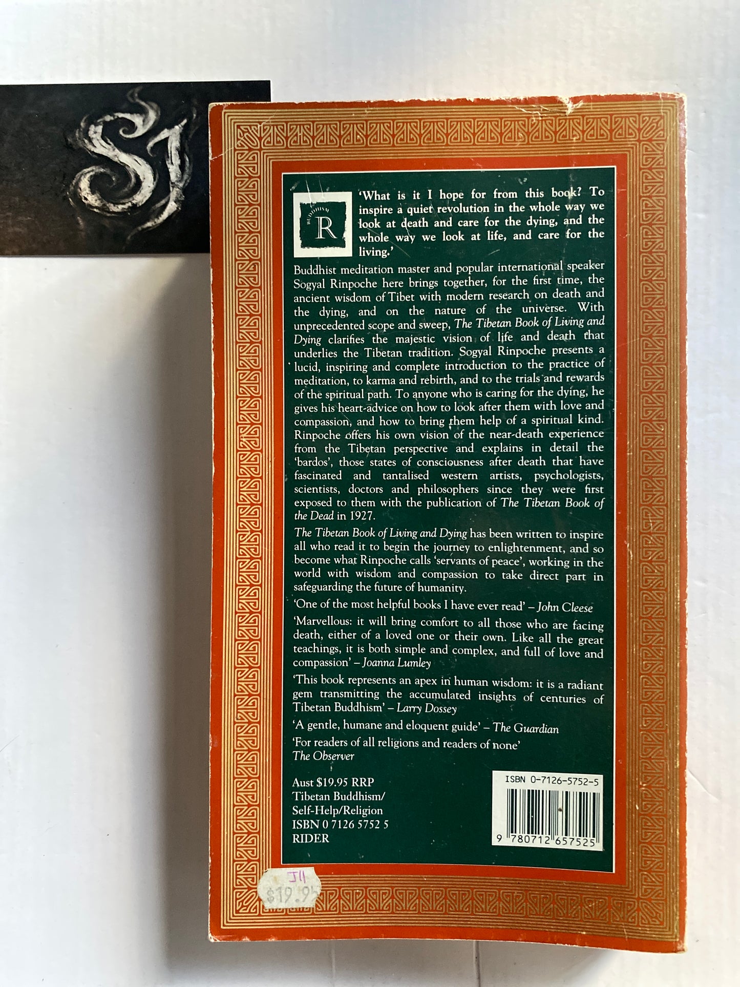 The Tibetan Book of Living and Dying by Sogyal Rinpoche (1995)