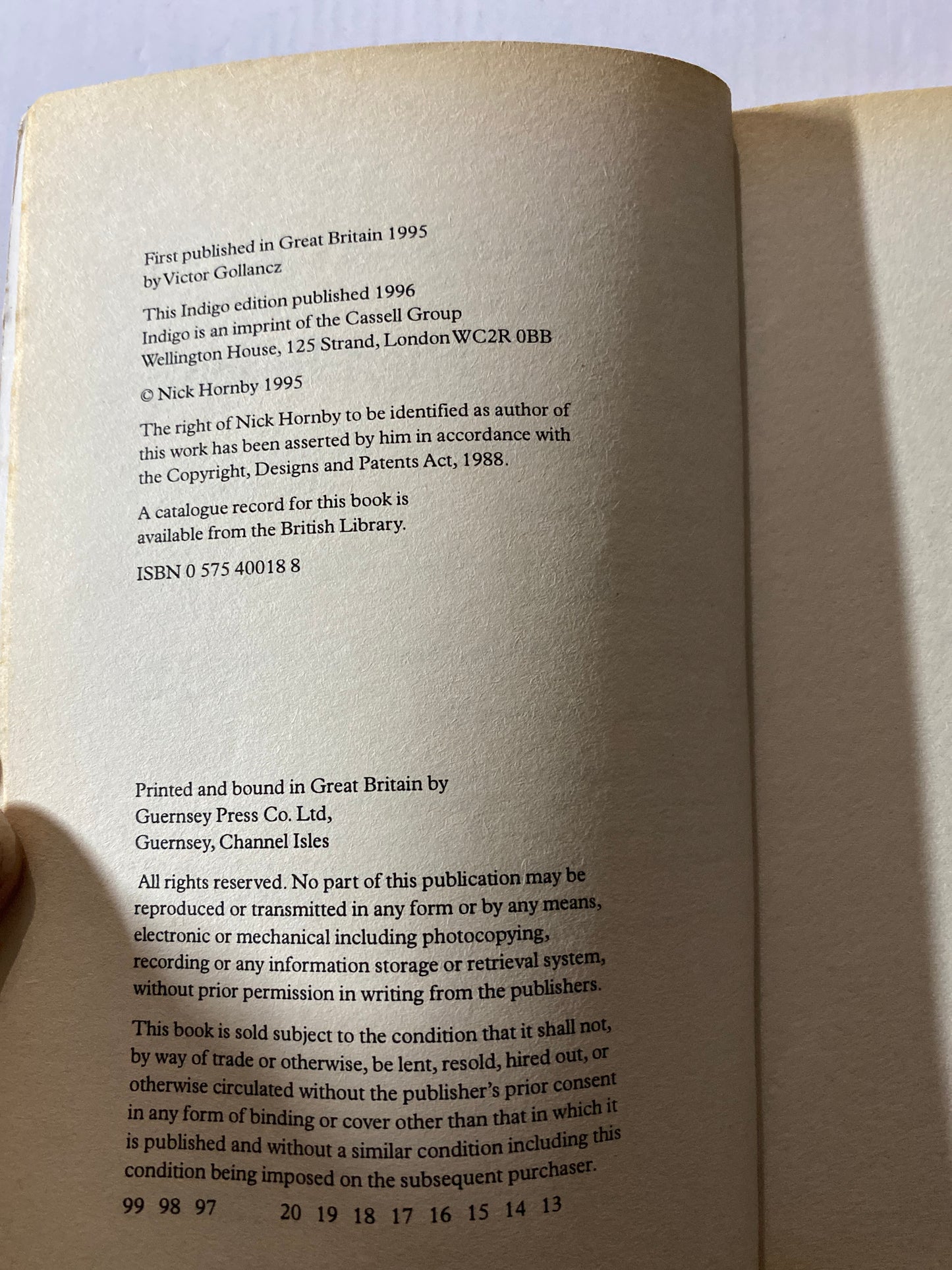 High Fidelity by Nick Hornby