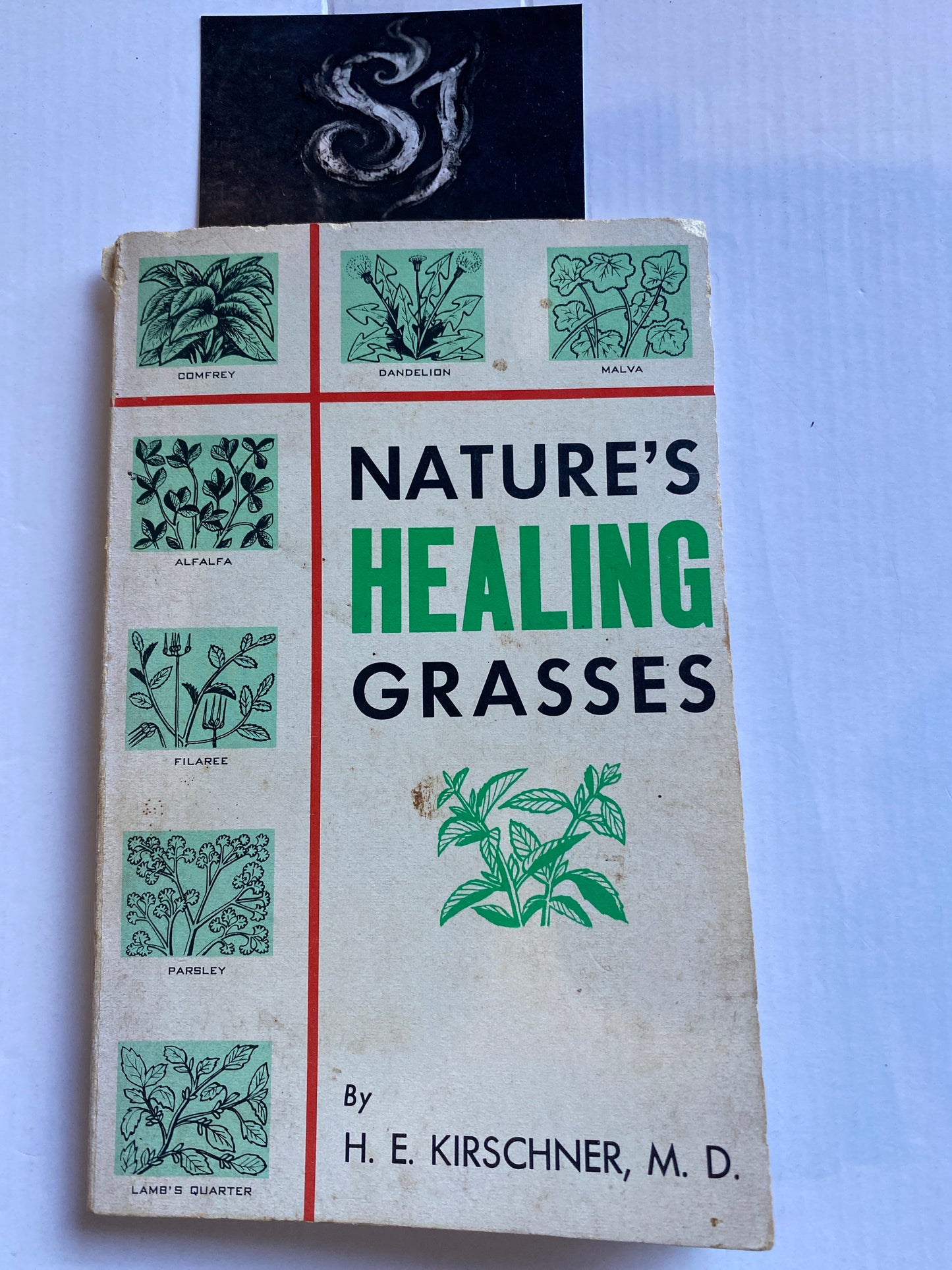 Vintage 1975 Nature's Healing Grasses - H. E. Kirschner, M.D. (Paperback)