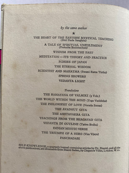 Yoga (A Foyles Handbook)  by Hari Prasad Shastri