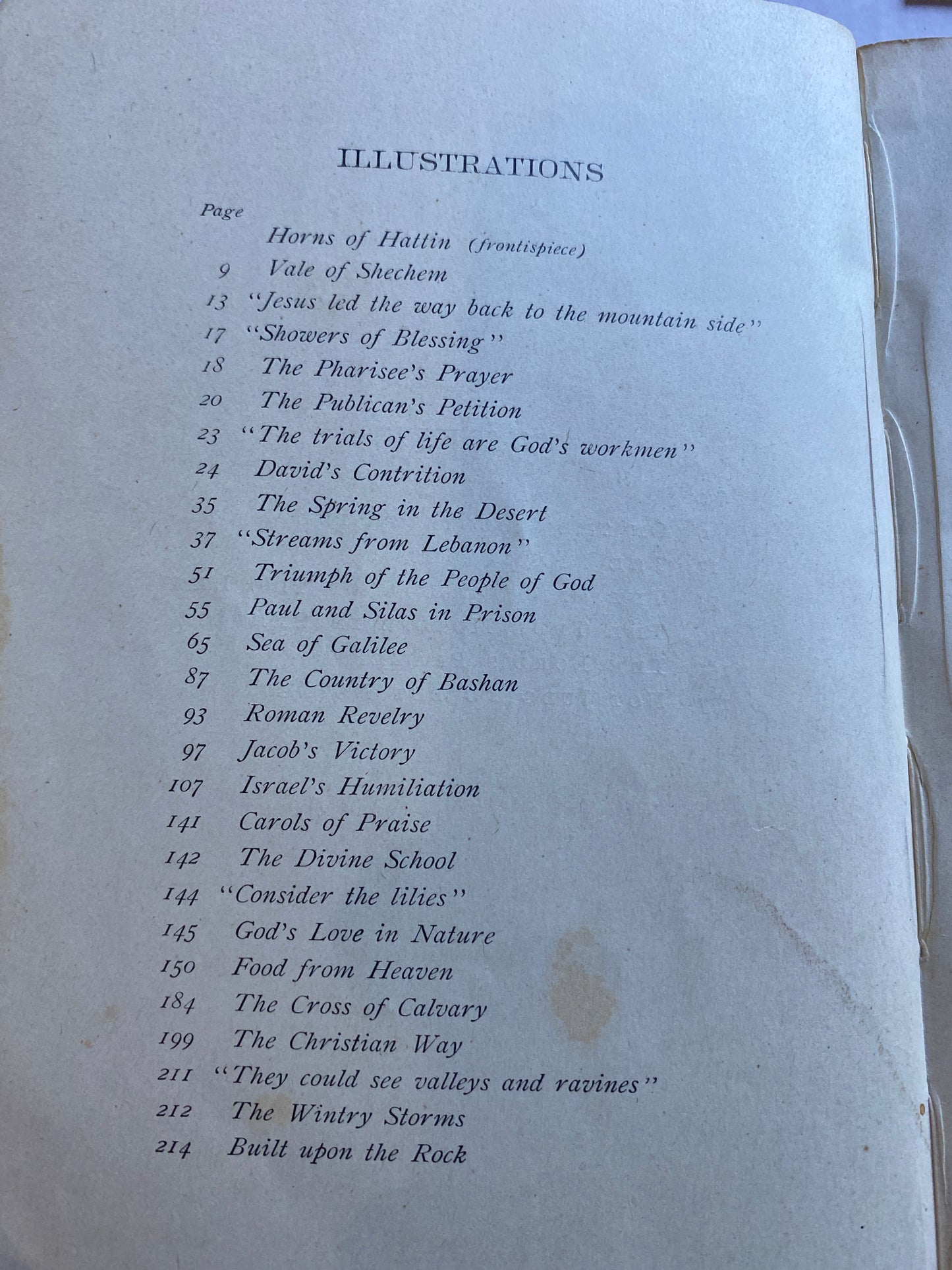 Antique Thoughts from the Mount of Blessing - Ellen G. White (Price One Shilling Edition)