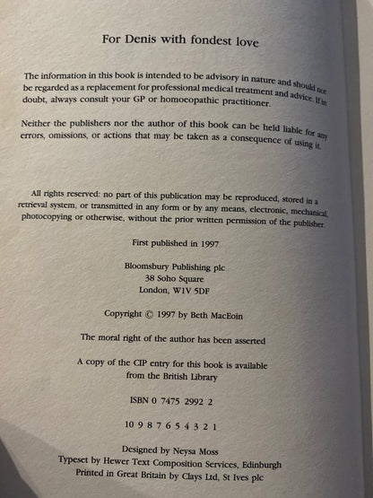 Practical Homoeopathy: A Complete Guide to Home Treatment by Beth MacEoin