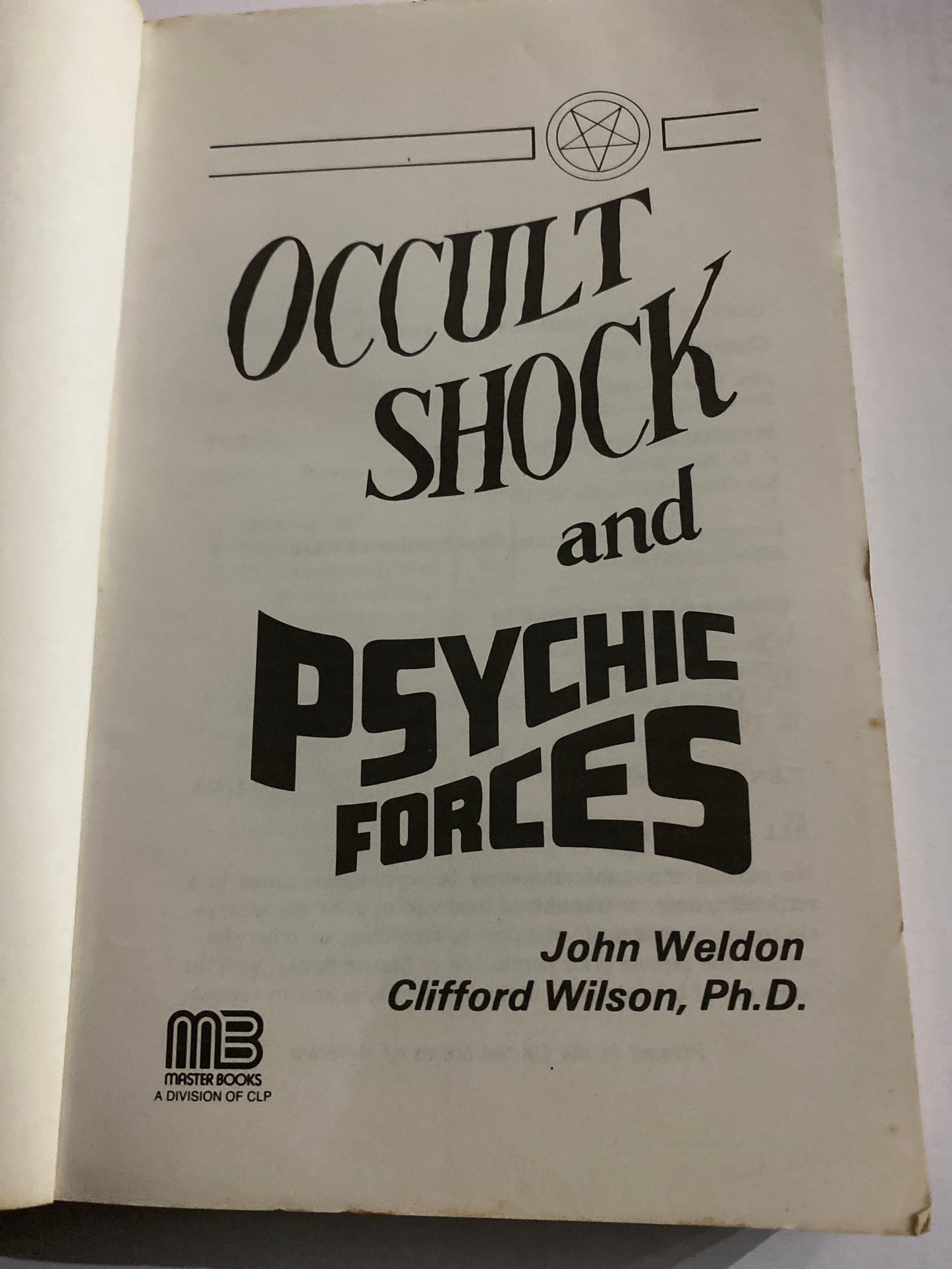 Occult Shock & Psychic Forces – Master Books 1983 Definitive 482-Page Edition (collectable)