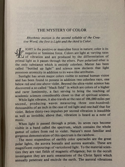 Healing and Regeneration Through Color by Corinne Heline