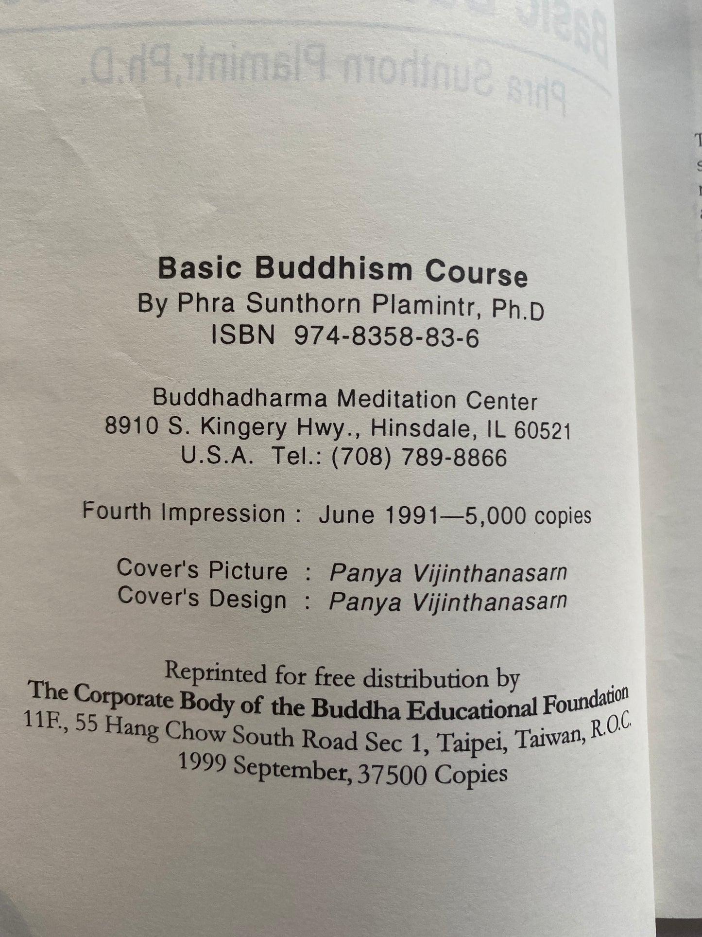 Basic Buddhism Course by Sunthorn Plamintr