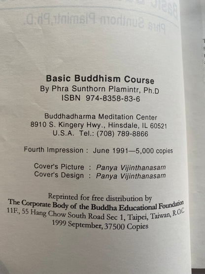 Basic Buddhism Course by Sunthorn Plamintr