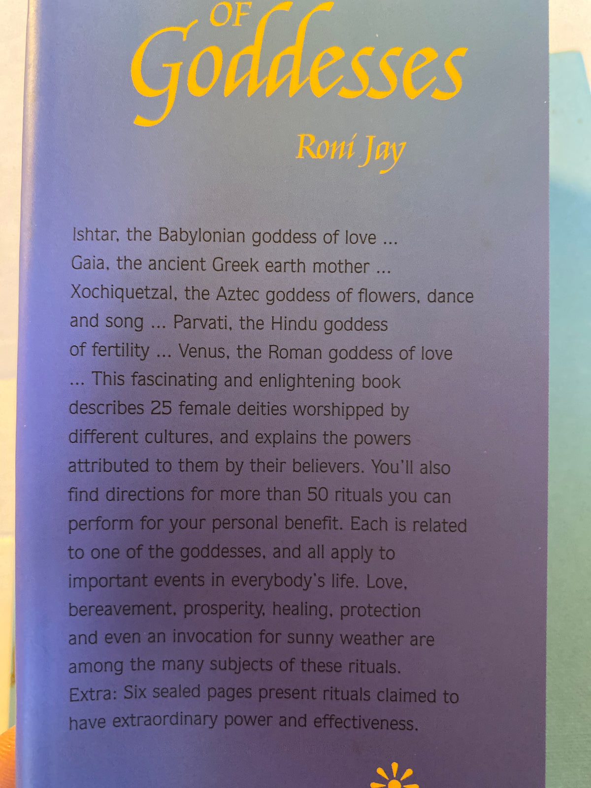 The Book of Goddesses by Ronni Jay | Pre-Loved Hardcover