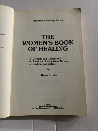 The Women's Book of Healing — Diane Stein  0875427596