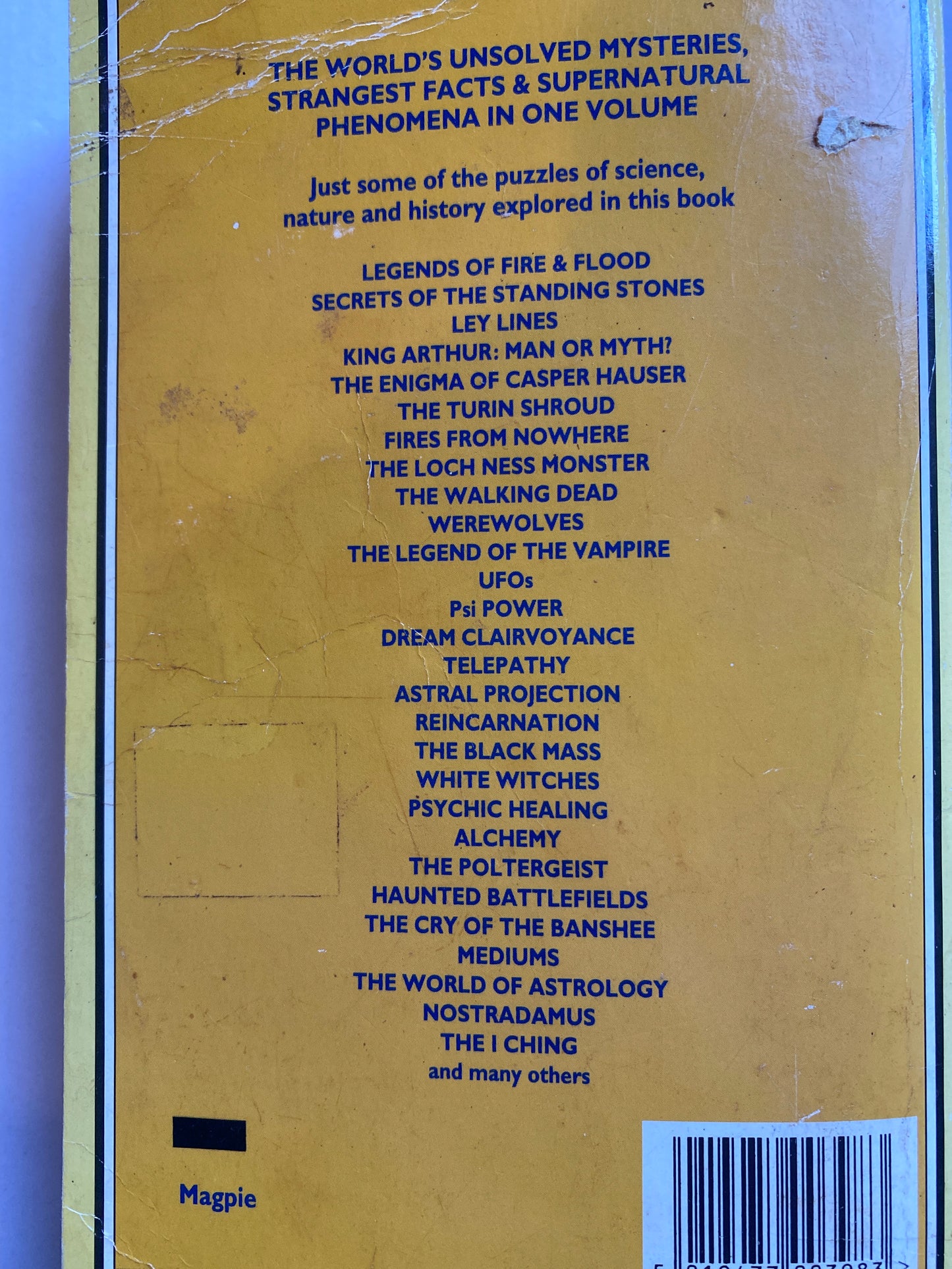 The Giant Book of the Unknown by Dr. Christopher Wilson & Colin Evans