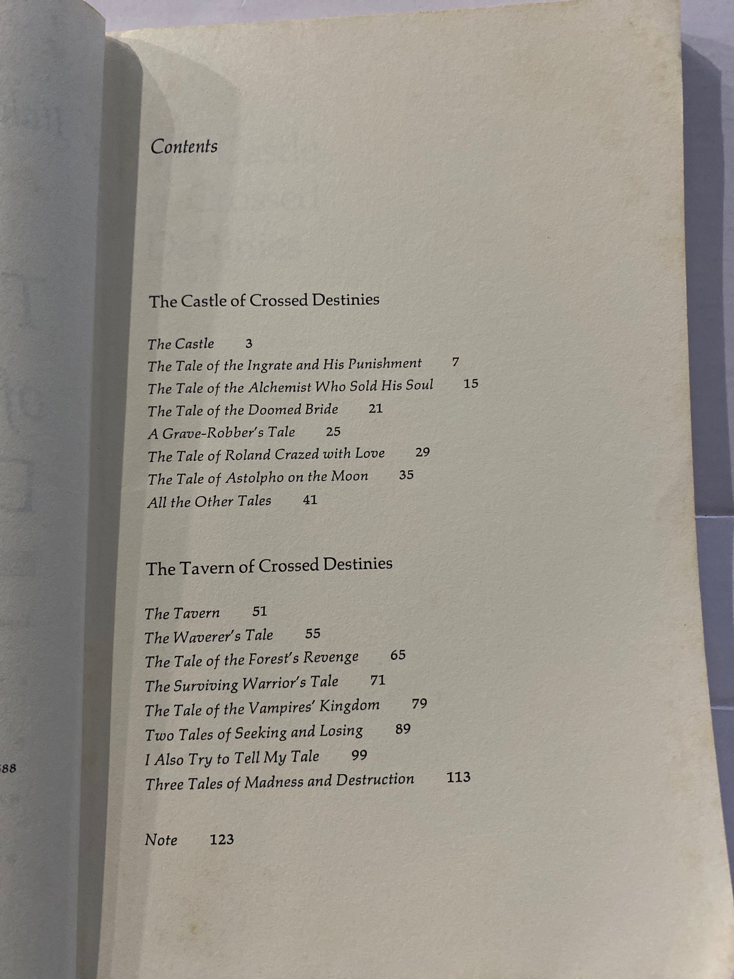 The Castle of Crossed Destinies by Italo Calvino