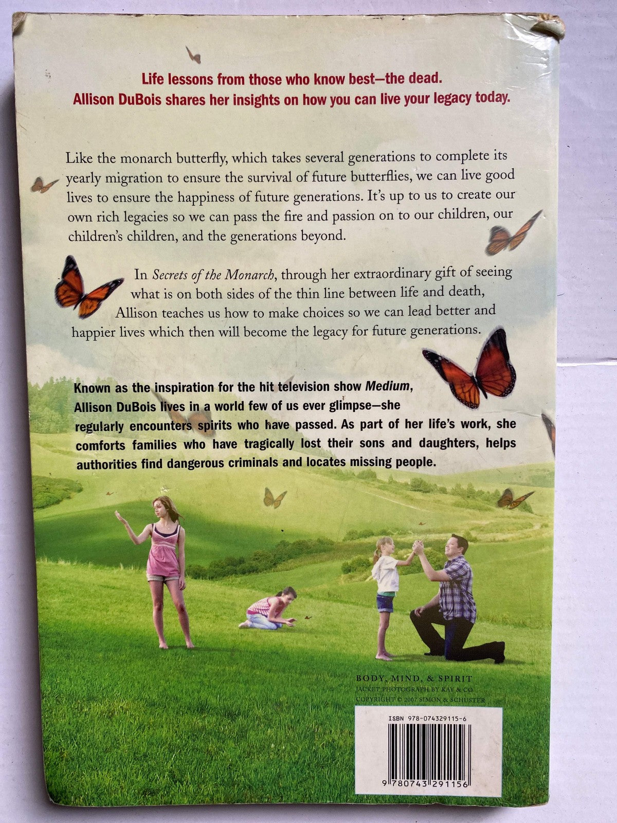 Secrets of the Monarch by Allison DuBois Medium