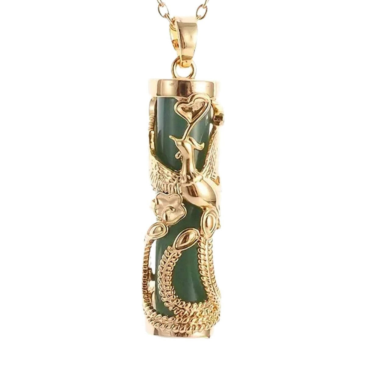 Phoenix Pendant Necklace - Crystal Elegant necklace