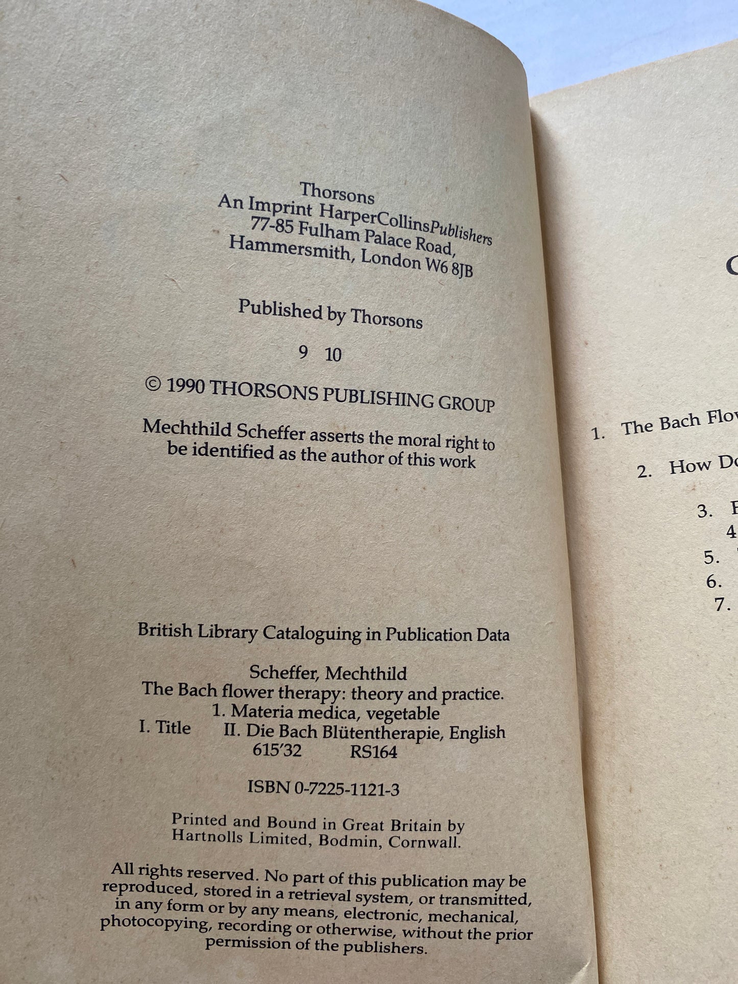 Bach Flower Therapy: Theory and Practice by Mechthild Scheffer