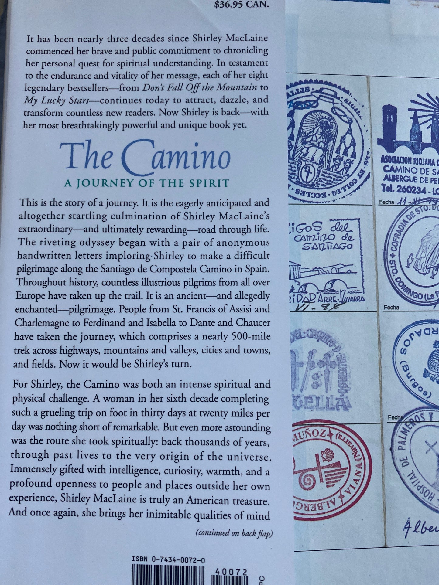 The Camino by Shirley MacLaine