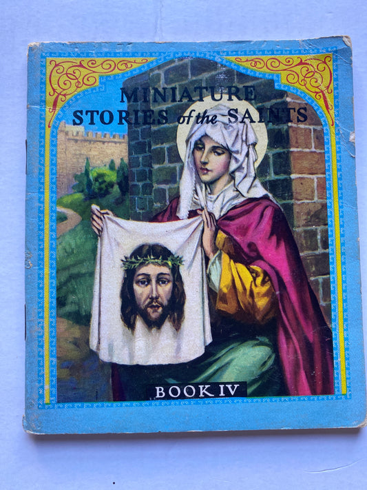 Miniature Stories of the Saints Book IV by Rev. Daniel A. Lord S.J. Rare 1946 Original Catholic Devotional Booklet