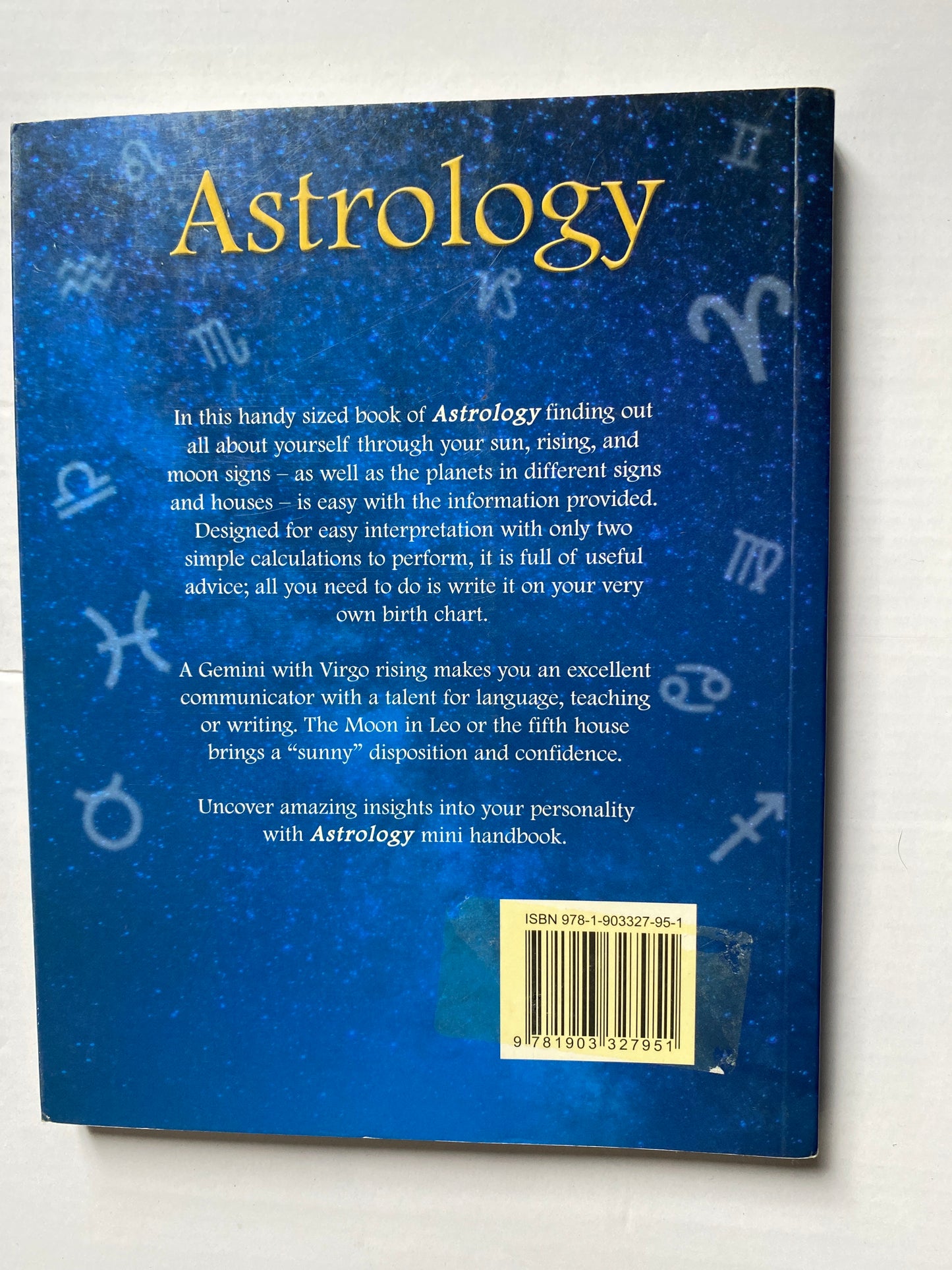 Mini Handbook of Astrology by Jonathan Dee (2008)