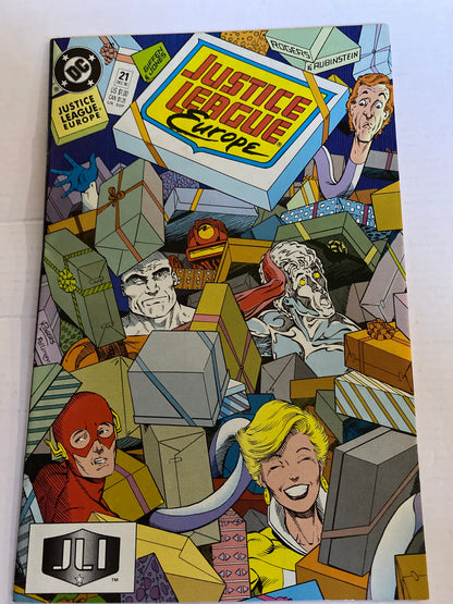 Justice League Europe Comic – DC, December 1990 | Vintage