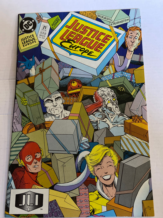 Justice League Europe Comic – DC, December 1990 | Vintage