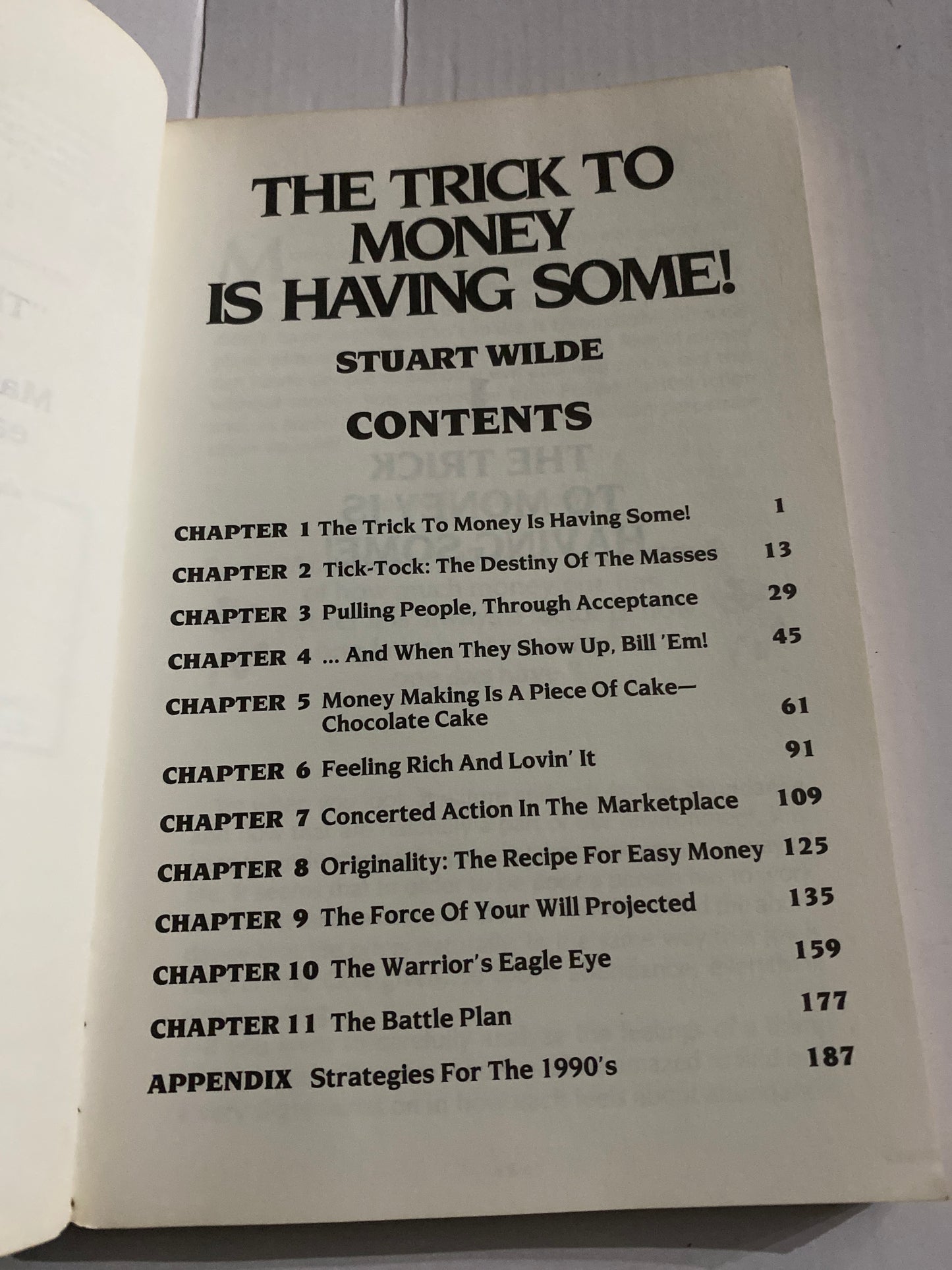 The Trick to Money is Having Some – Stuart Wilde