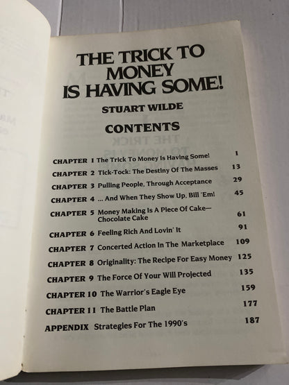 The Trick to Money is Having Some – Stuart Wilde