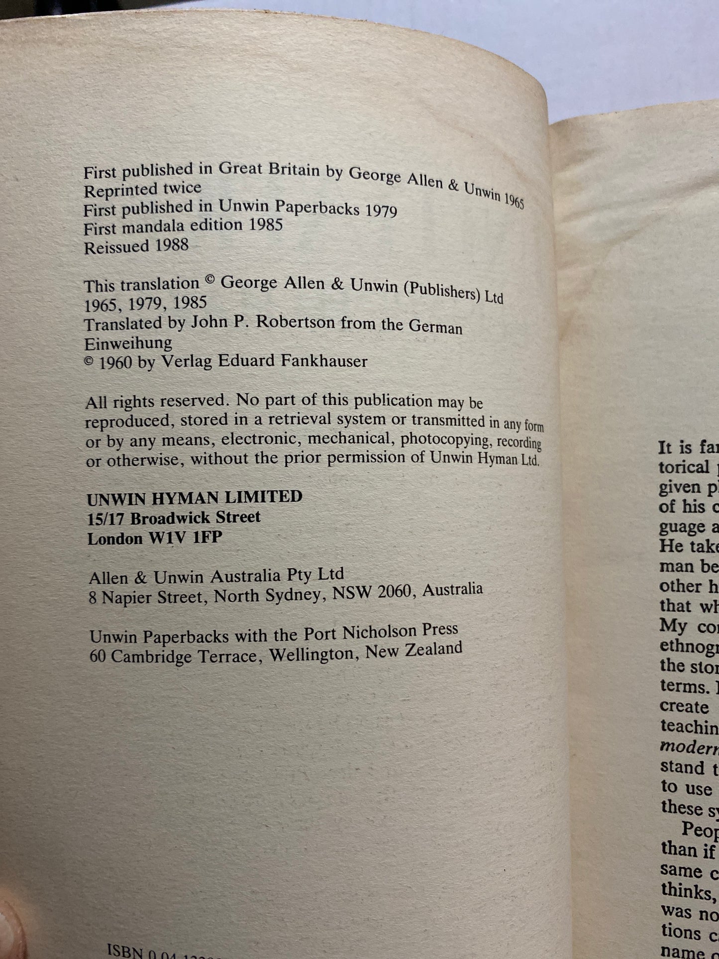 INITIATION by Elizabeth Haich (1979 Collectable)