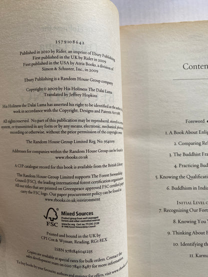 Becoming Enlightened by the Dalai Lama