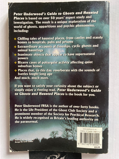 Peter Underwood's Guide to Ghosts and Haunted Places by Peter Underwood