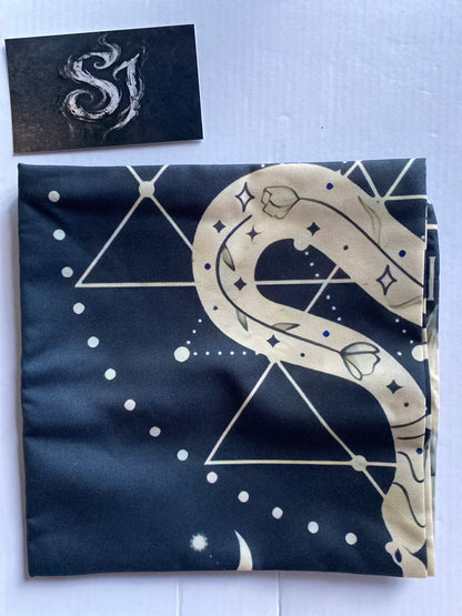Own Your Power Serpent Tarot Cloth - Kundalini & Lotus