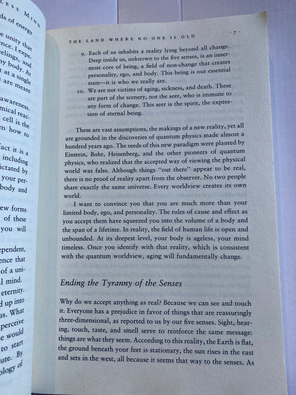 Ageless Body, Timeless Mind: The Quantum Alternative to Growing Old by Deepak Chopra