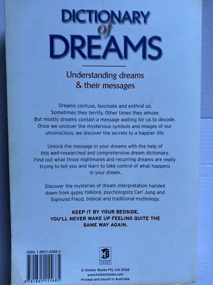 Dictionary of Dreams By Rose Inserra