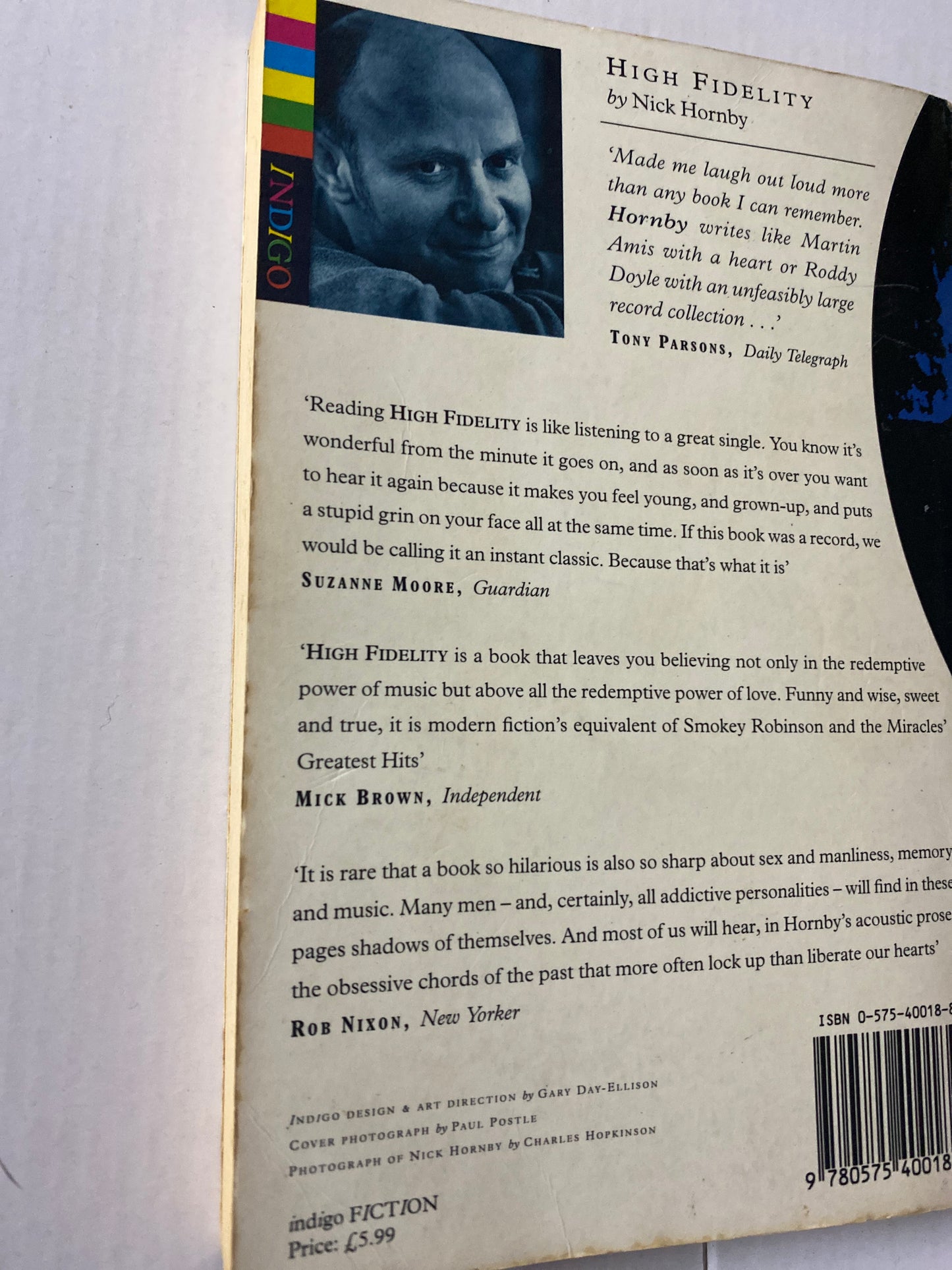 High Fidelity by Nick Hornby