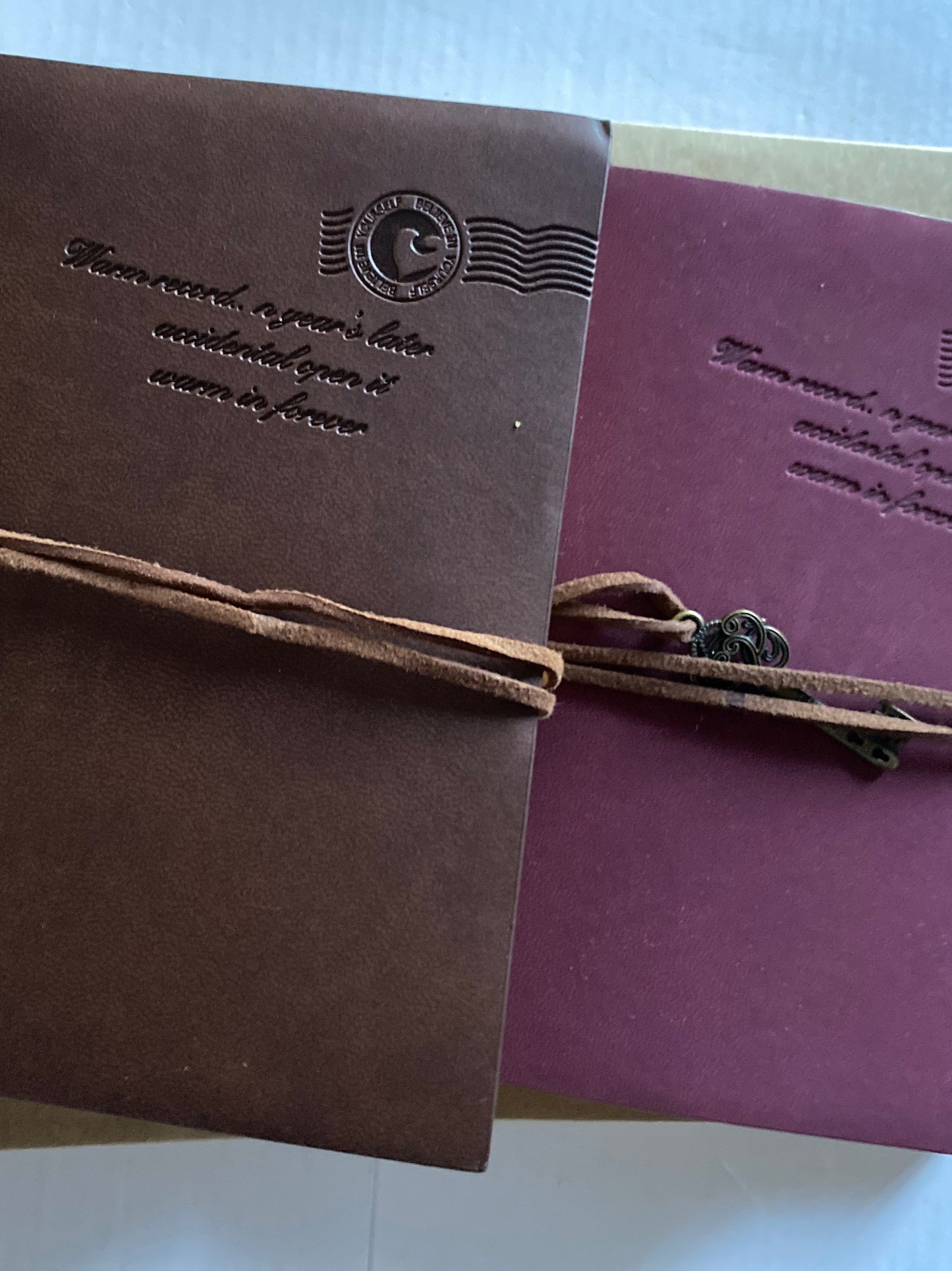 Rustic Leather-Style Journal | Spirit & Journey Co.