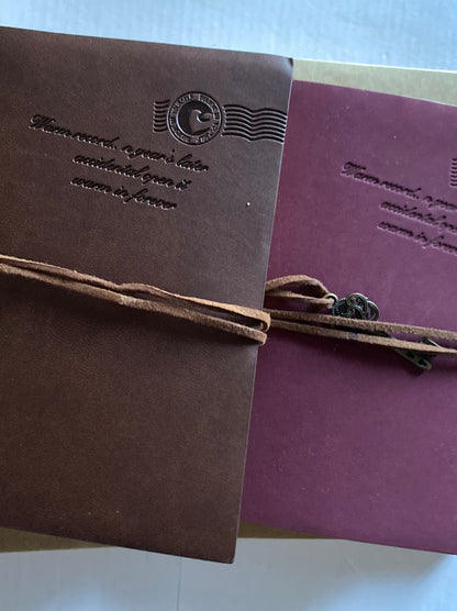 Rustic Leather-Style Journal | Spirit & Journey Co.