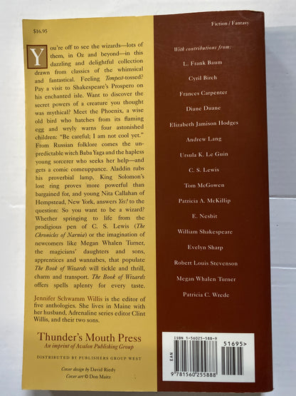 The Book of Wizards: Stories of Enchantment from Near and Far by Jennifer Schwamm Willis
