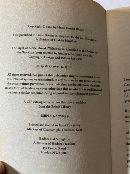 Friendship with God: An Uncommon Dialogue by Neale Donald Walsch