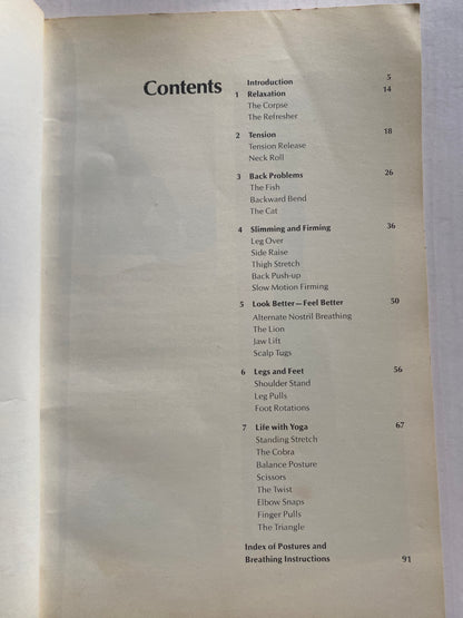 Wake Up to Yoga by Lyn Marshall Vintage Collectable 1991