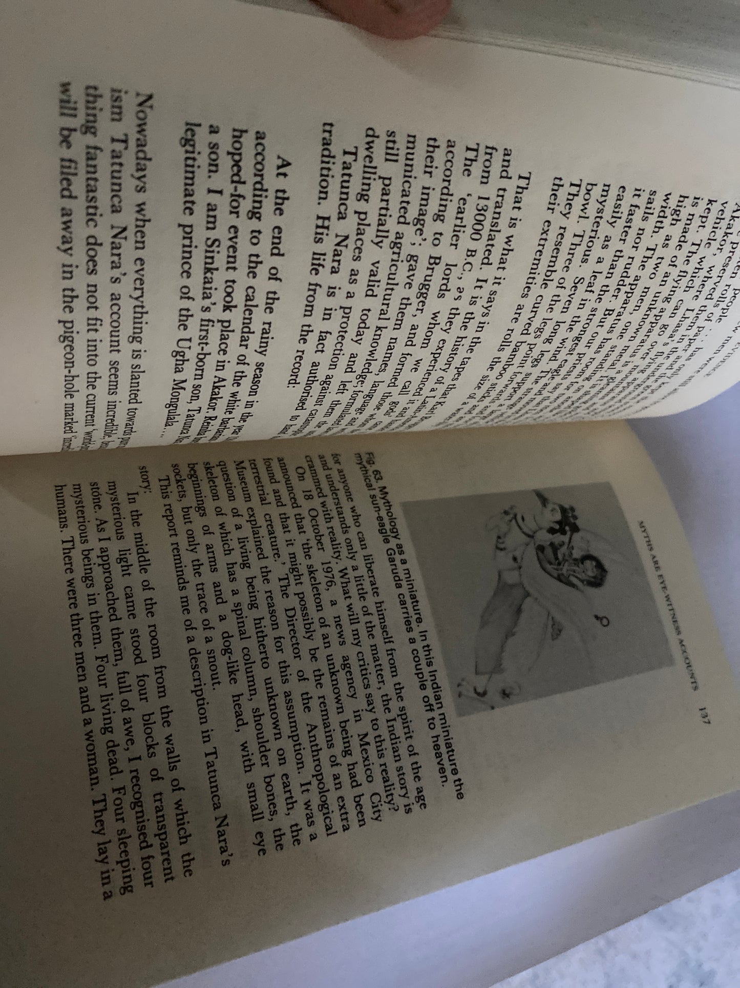 According to the Evidence – Erich von Däniken Hardcover 1977