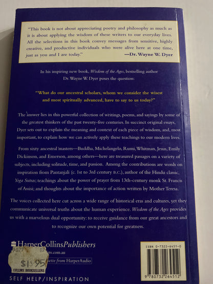 Wisdom of the Ages — Dr Wayne W. Dyer ISBN 0732264510