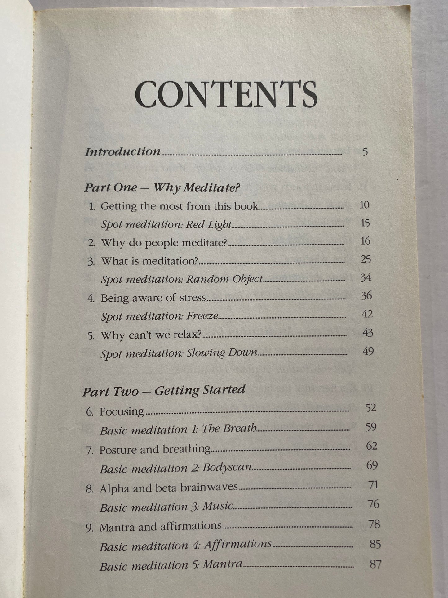 Teach Yourself to Meditate by Eric Harrison
