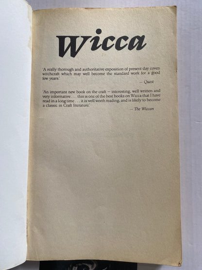Wicca by Vivianne Crowley
