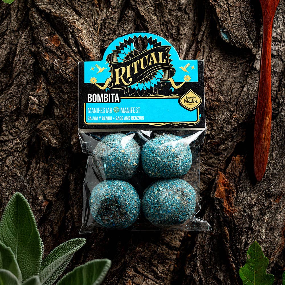 Manifest Ritual Smudge Bombs – Set of 4 | Sagrada Madre Incense