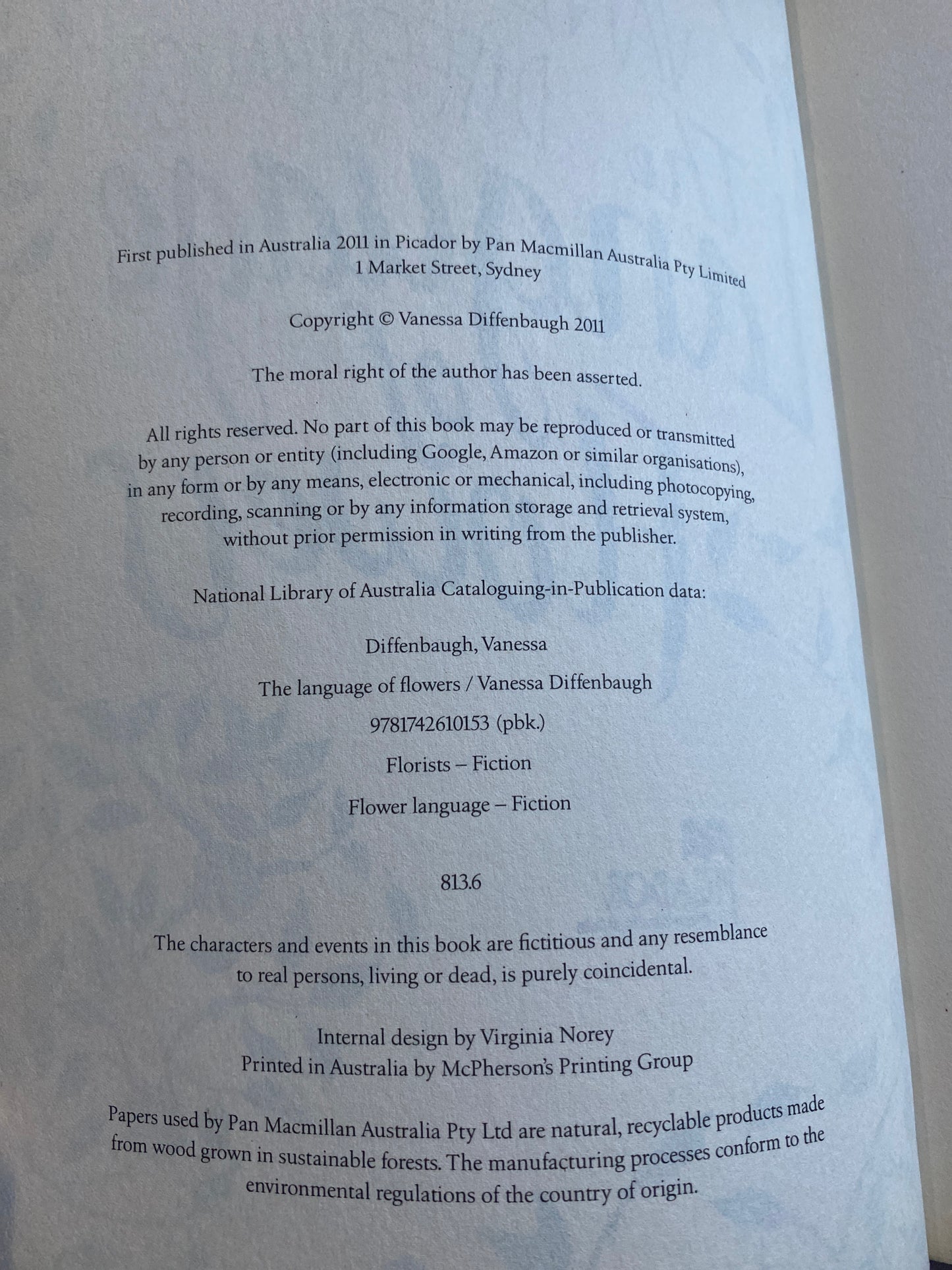 The Language of Flowers by Vanessa Diffenbaugh (2011) #102