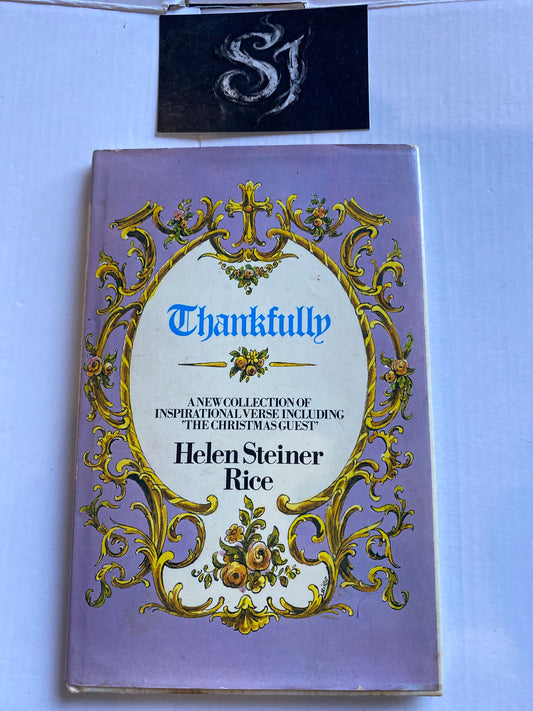 Thankfully by Helen Steiner Rice 1994 hardcover