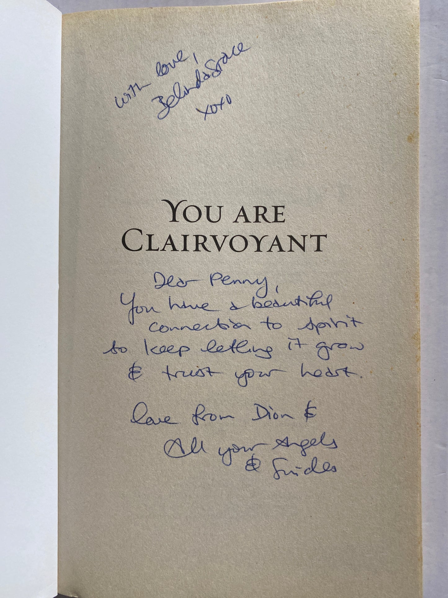You Are Clairvoyant by Belinda Grace