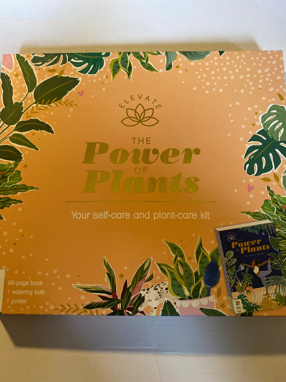 The Power of Plants Self-Care & Plant-Care Kit | Book, Watering Bulb & Poster