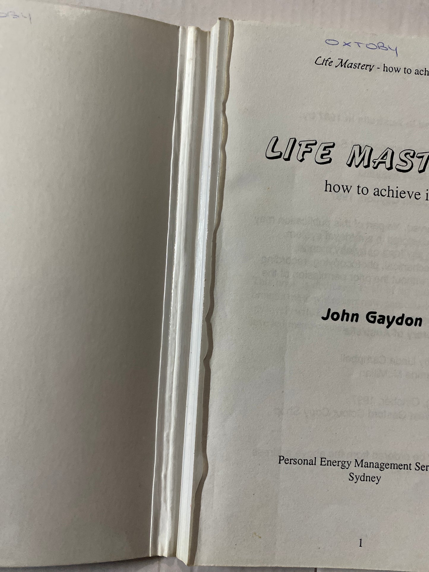 Life Mastery: How to Achieve It by John Gaydon